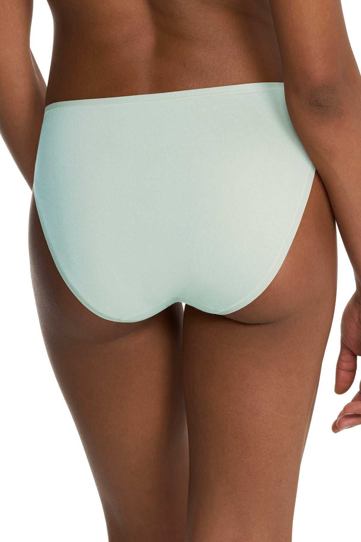 Natori Bliss Bare Cotton High Cut Brief