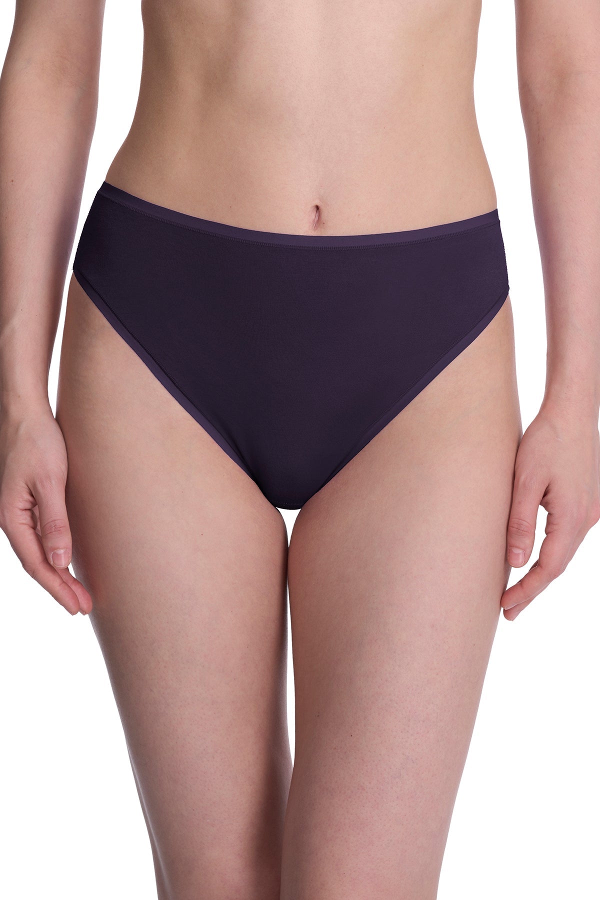 Natori Bliss Bare Cotton High Cut Brief