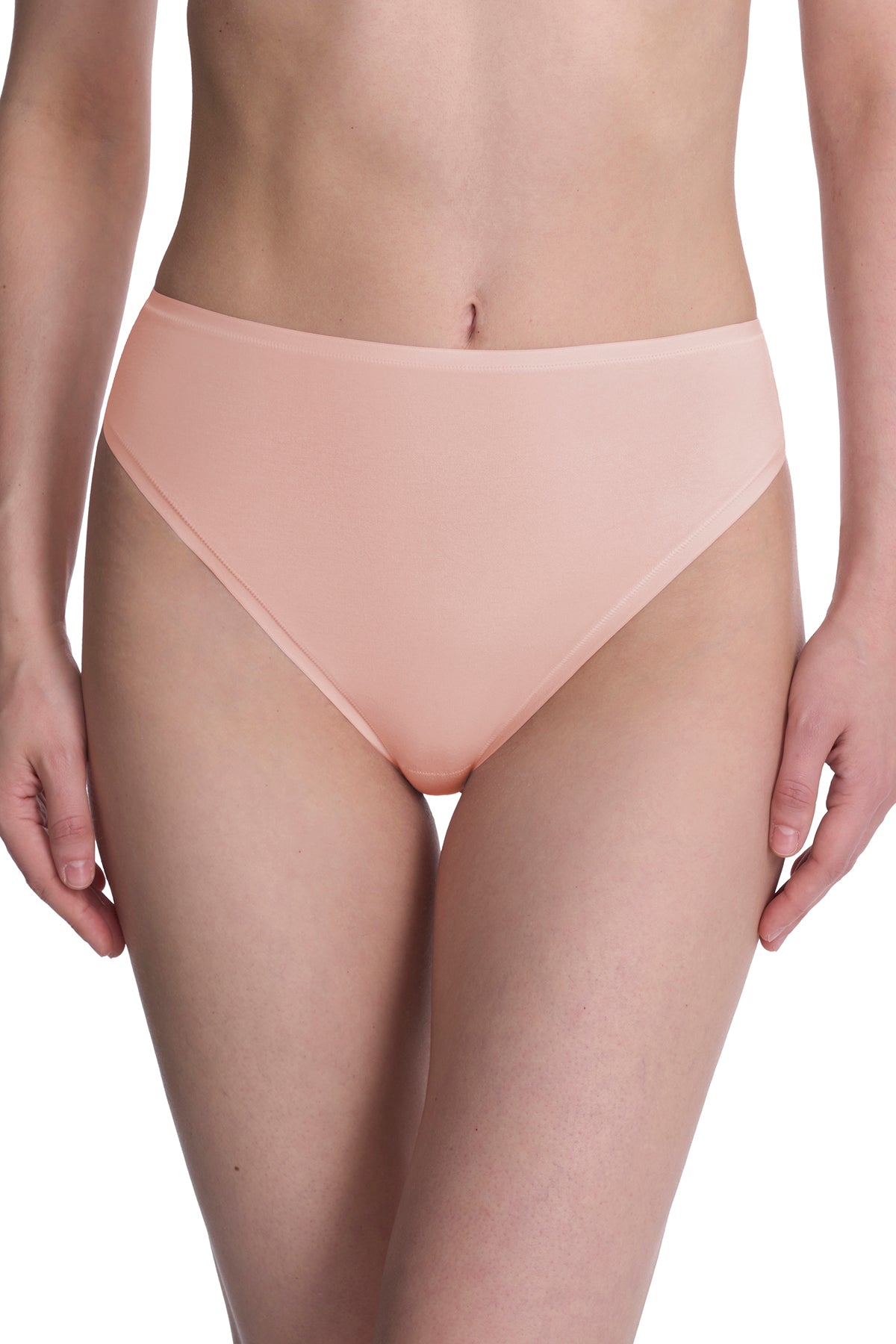 Natori Bliss Bare Cotton High Cut Brief