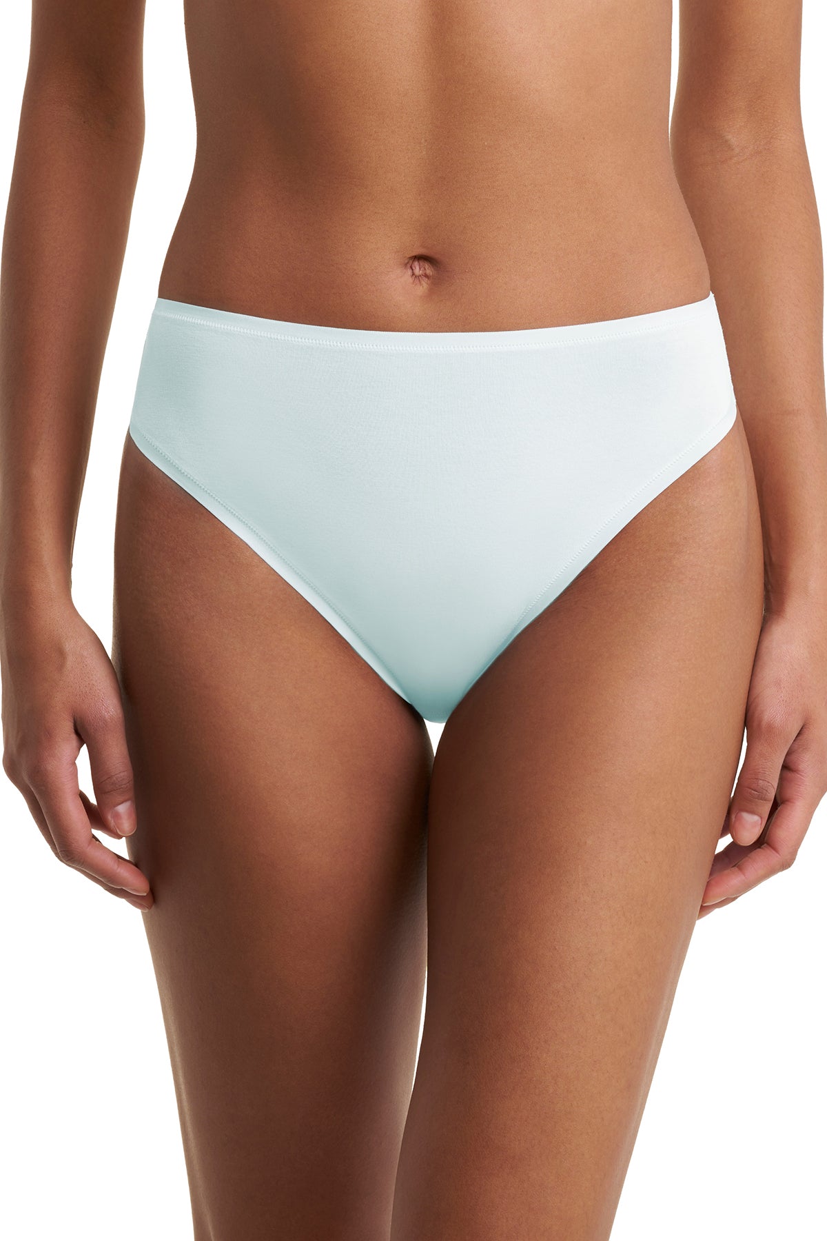 Natori Bliss Bare Cotton High Cut Brief 3-Pack