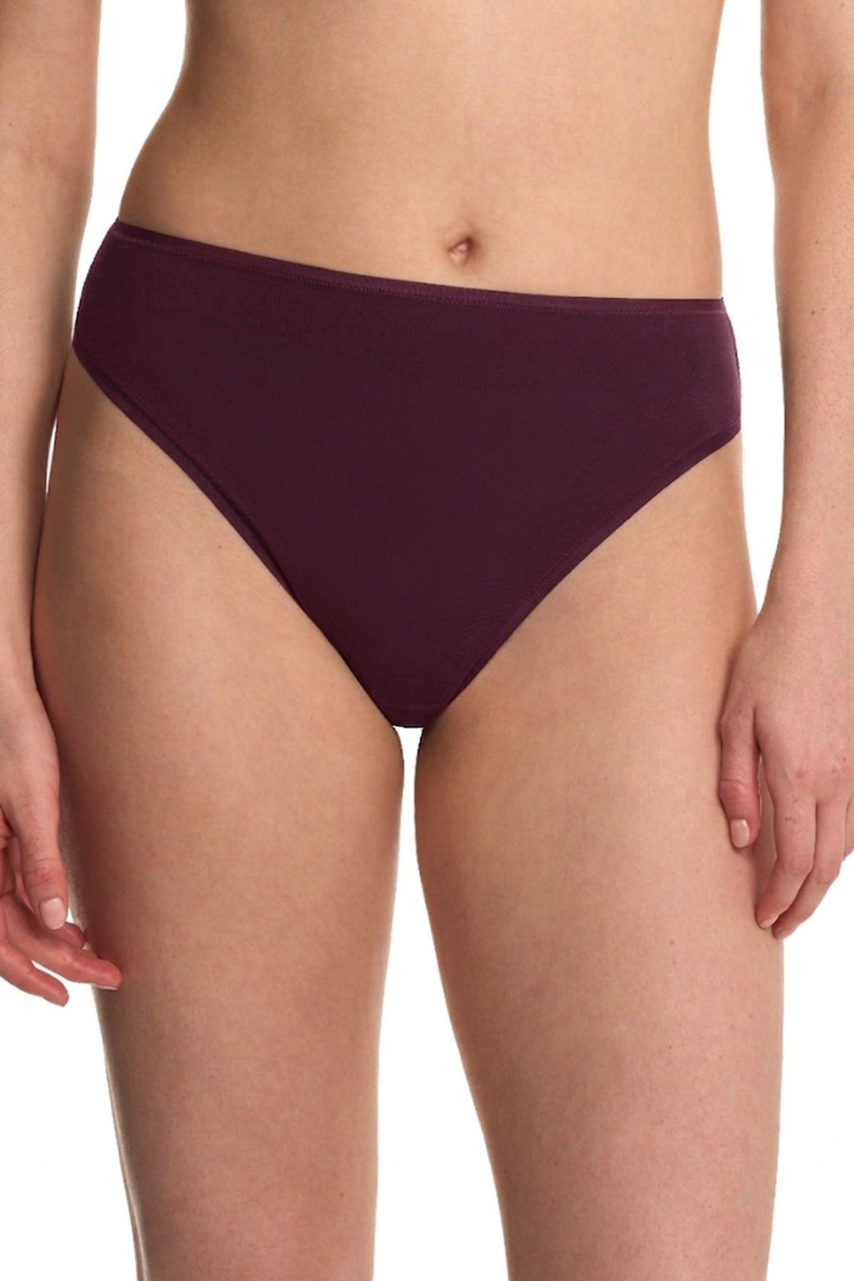 Natori Bliss Bare Cotton High Cut Brief 3-Pack