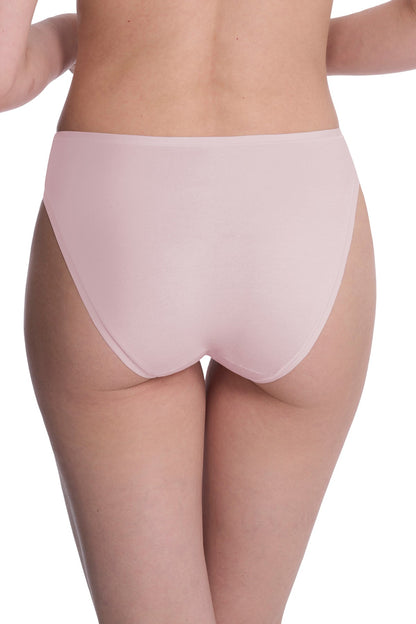 Natori Bliss Bare Cotton High Cut Brief 3-Pack