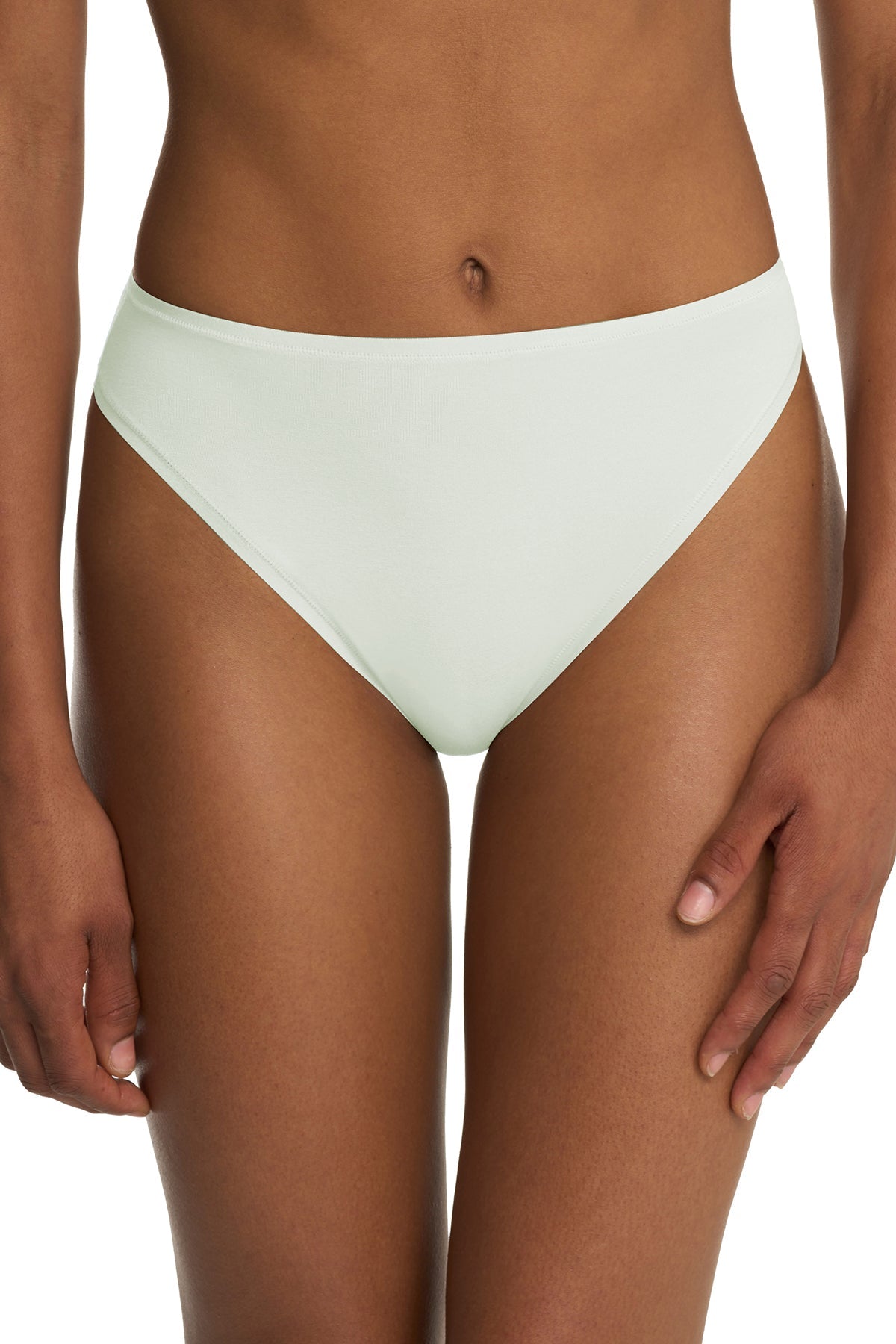 Natori Bliss Bare Cotton High Cut Brief 3-Pack