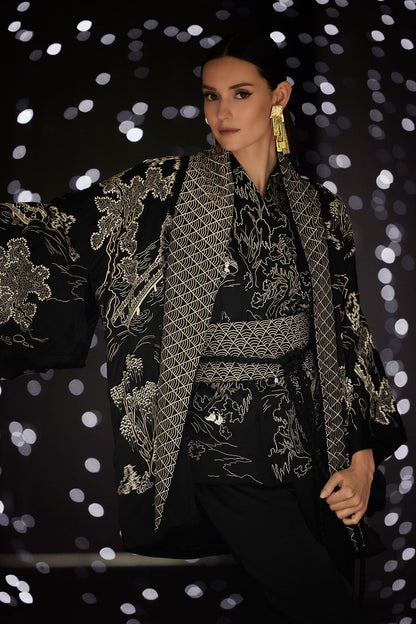 Natori Couture Nara Embroidered Silk Vest