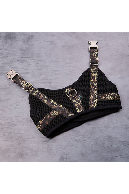 Natori Luxe Leopard Dog Harness