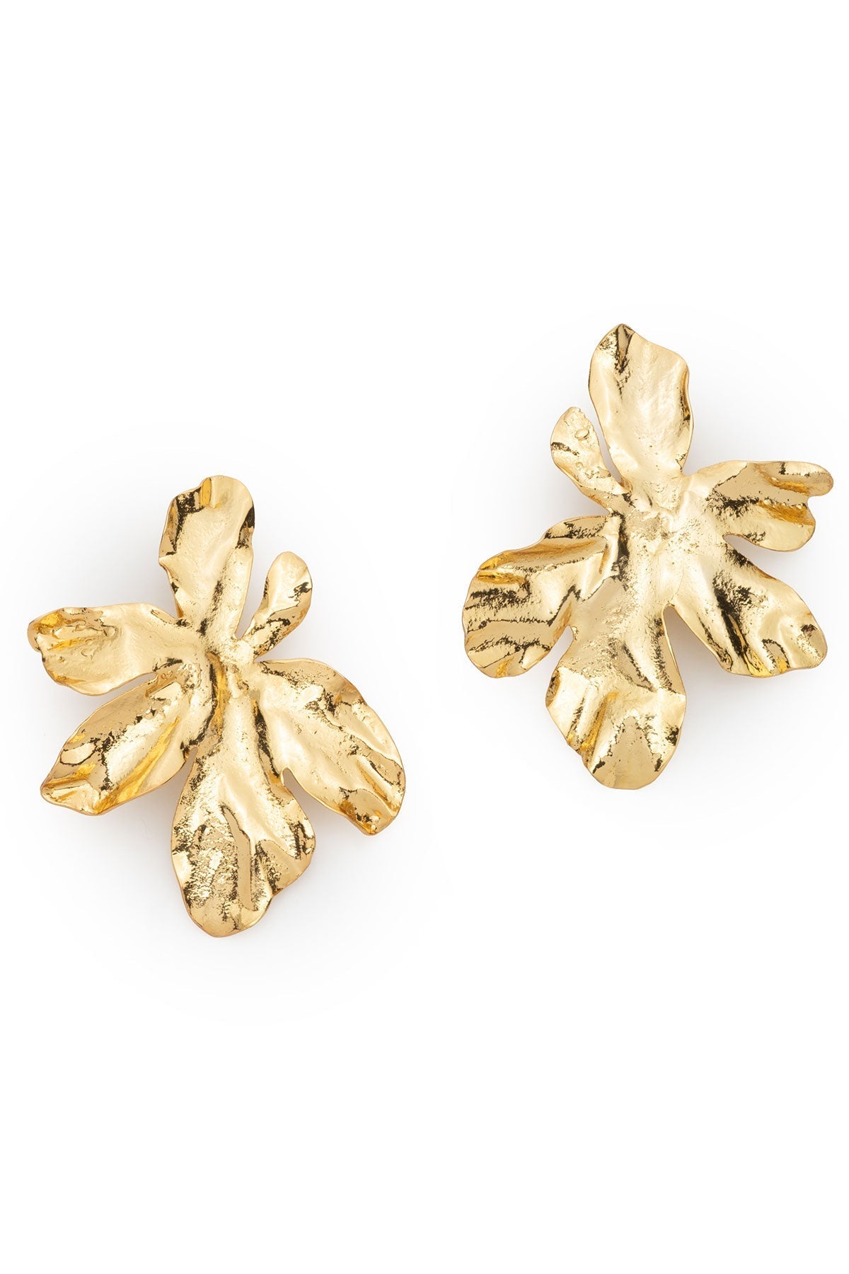 Natori Peony Gold Plated Earrings
