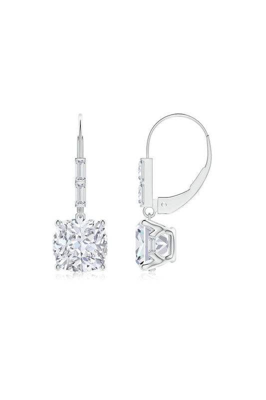Natori Orient Express Lab-Grown 14K Gold Cushion Diamond Earrings