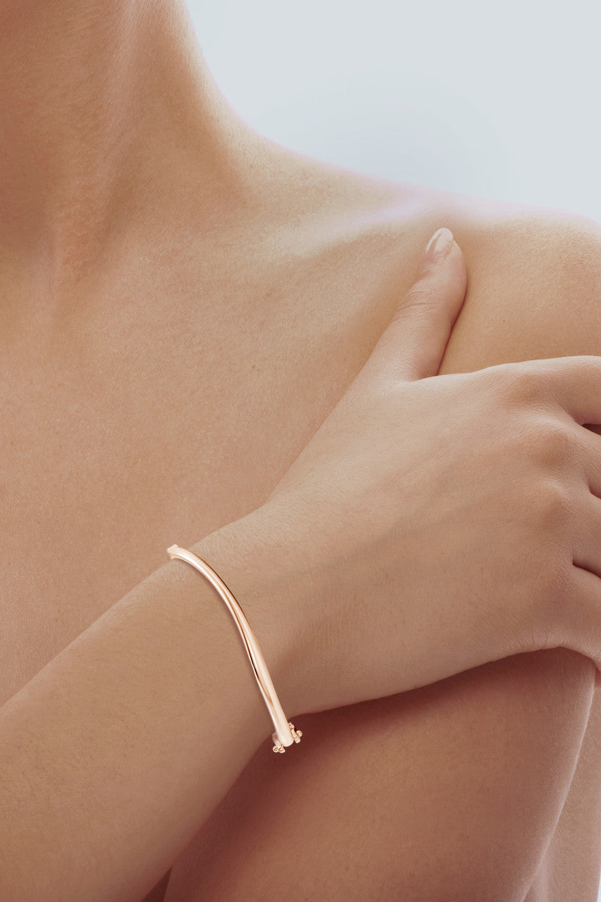 Natori Buy Shangri-La Brushstroke 14K Gold Bracelet in 14K Rose Gold Online