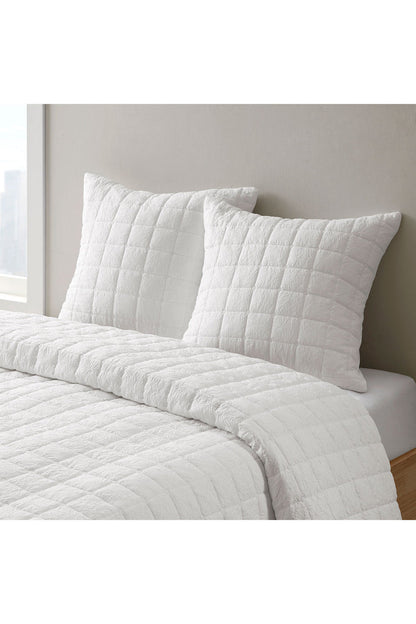 Natori Buy Cocoon Quilt Top White Comforter Mini Set in White Online