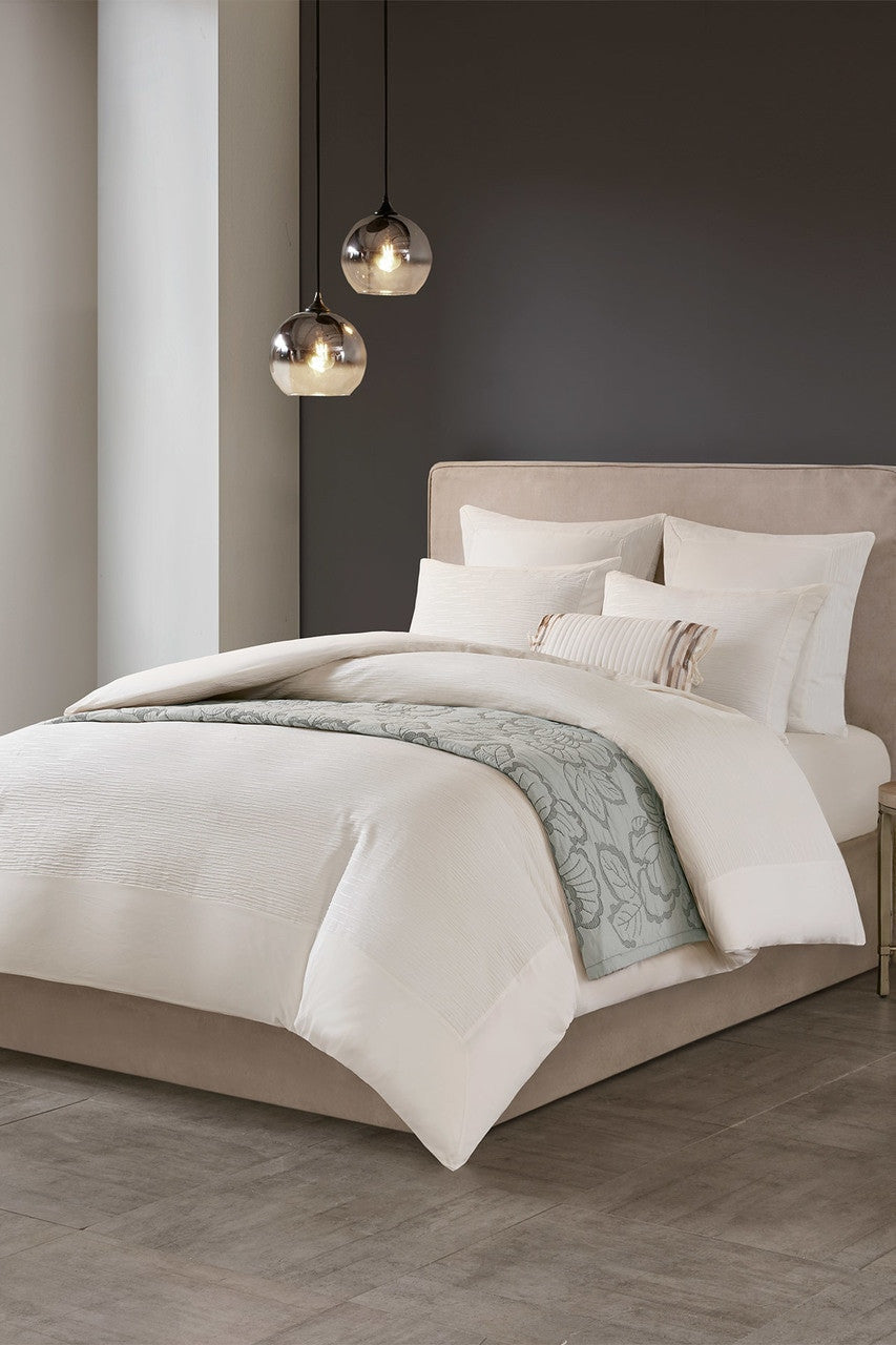 Natori Buy Hanae White Duvet Cover Set in White Online