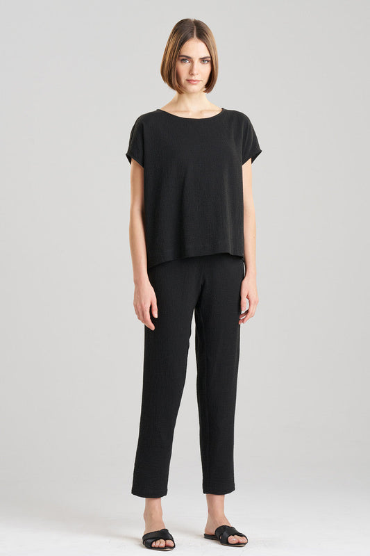 Natori Buy Onsen Cotton T-Shirt in Black Online
